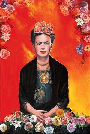 ''Frida Kahlo by Magrini POSTER - 24'''' x 36''''''