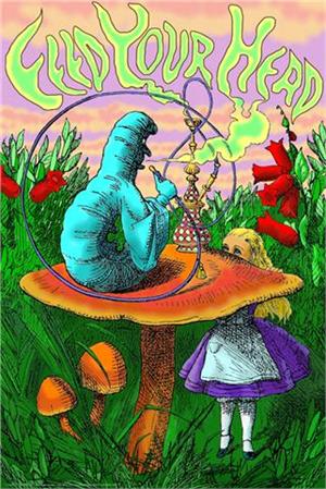 ''Caterpillar Hookah - Feed Your Head POSTER - 24'''' X 36''''''