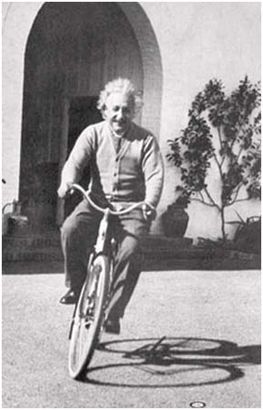 ''Albert Einstein Bike - POSTER - 24'''' X 36''''''
