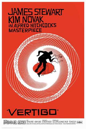 ''Vertigo One Sheet - Alfred Hitchcock - Poster - 24'''' x 36''''''