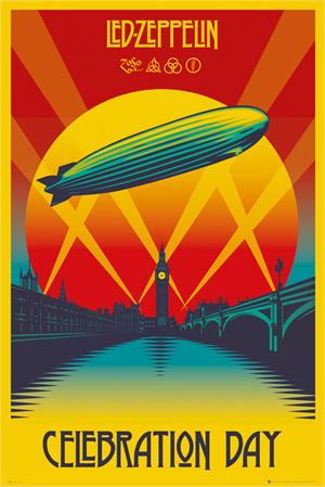 ''Led Zeppelin Celebration Day POSTER - 24'''' X 36''''''