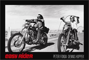 ''Easy Rider - Classic Black & White Poster - 36'''' X 24''''''