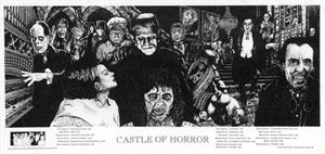 ''Castle Of Horror - Howard Teman POSTER - 36'''' X 19''''''