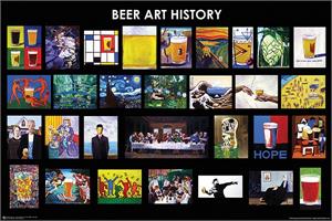 ''Beer Art History POSTER - 36'''' x 24''''''