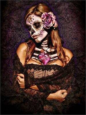 ''Day of the Dead Lace By Daveed Benito - POSTER - 24'''' x 30''''''