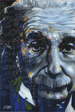 Einstein - It's All Relative Poster by: Stephen Fishwick Image