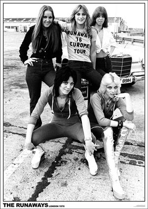 ''The Runaways - London 1976 POSTER 23.5'''' x 33''''''