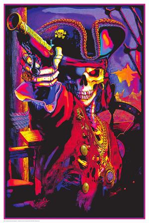 ''Pirate King - Non-flocked Blacklight POSTER 24'''' x 36''''''