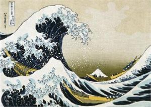 GREAT WAVE GIANT POSTER - 5' X 3.5'