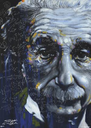 ALBERT EINSTEIN GIANT POSTER - 39 x 55"