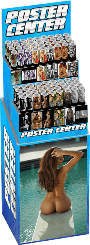 Six Sexy Guys and Six Sexy Girls Themed Regular POSTERs Pre-Pack Display - 72pc