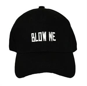 Blow Me Embroidered Wool Cap