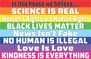''In This House We Believe Mini POSTER - 17'''' x 11''''''