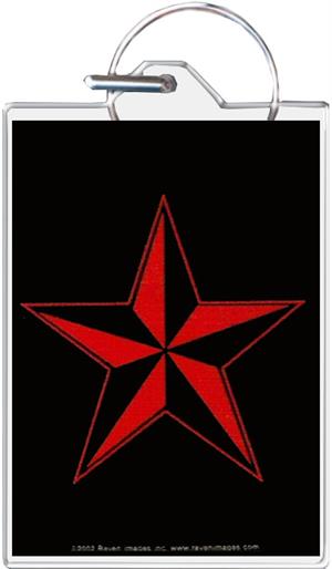 ''NAuticAl STAR KEychAin - 1.5'''' X 2''''''