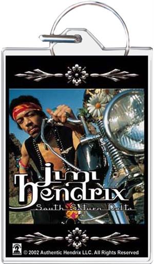 ''Jimi Hendrix Delta KEYCHAIN - 1.5'''' X 2''''''