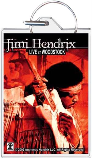 ''Jimi Hendrix Woodstock KEYCHAIN - 1.5'''' X 2''''''
