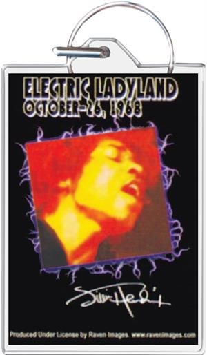 ''Jimi Hendrix - Electric Ladyland KEYCHAIN - 1.5'''' X 2''''''