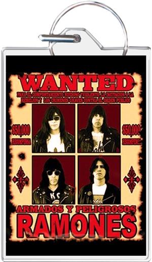 ''Ramones - Wanted KEYCHAIN - 1.5'''' X 2''''''