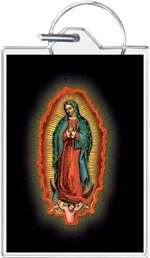 ''Madonna Of Guadalupe KEYCHAIN - 1.5'''' X 2''''''