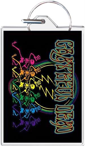 ''GRATEFUL DEAD - Dancing Skeleton Keychain - 1.5'''' X 2''''''