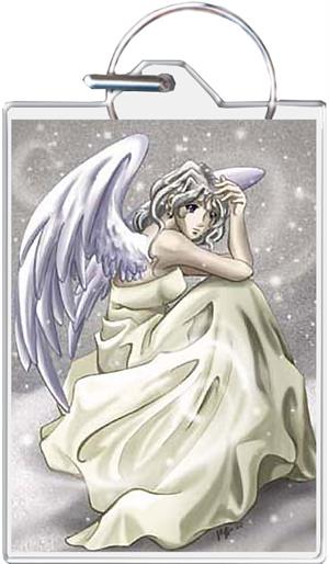 ''Snow ANGEL Fairy Keychain - 1.5'''' X 2''''''
