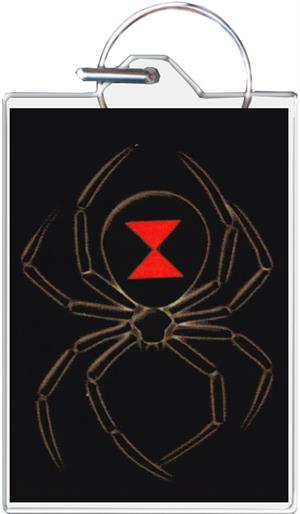 ''Black Widow KEYCHAIN - 1.5'''' X 2''''''