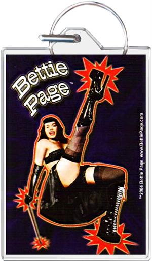 ''Bettie Page - Dance KEYCHAIN - 1.5'''' X 2''''''