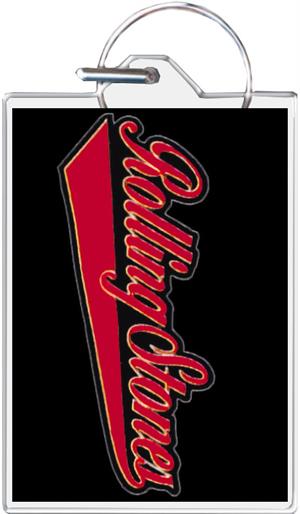 ''Rolling Stones  - RED Keychain - 1.5'''' X 2''''''