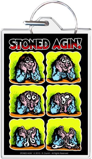 Stoned Agin - By: R. Crumb - Keyring