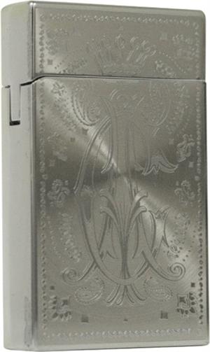Christian Audigier Enzo Silver Plated Electronic Torch LIGHTER (Subject To Hazmat Fee)