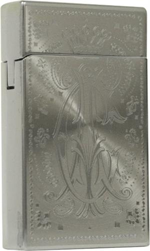 Christian Audigier Enzo Silver Plated ELECTRONIC Torch Lighter (Subject To Hazmat Fee)