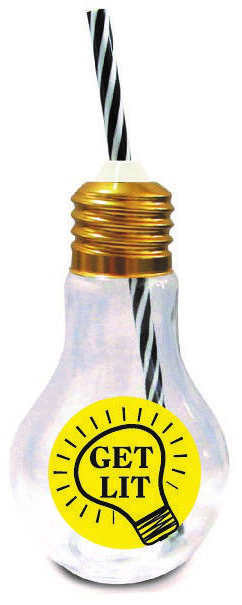 LIGHT BULB Glass -  Get Lit - 3 pack