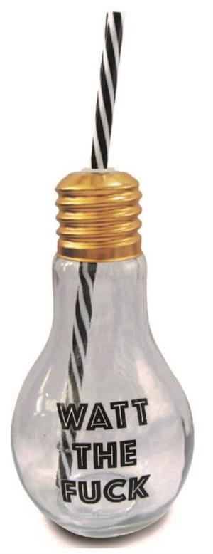 Light Bulb Glass - Watt the Fuck
