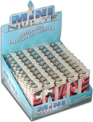 Nulite Mini Elec. Squiggles LIGHTER 50Ct/20Cs (Subject To Hazmat Fee)