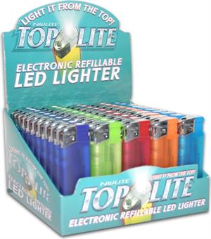 Nulite Toplite Led Lighter 50Ct/20Cs (Subject To Hazmat Fee)