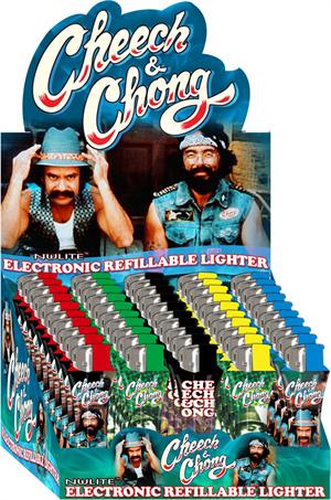 Cheech & Chong Curve LIGHTERS #1 - 50 Per Display (Subject To Hazmat Fee)