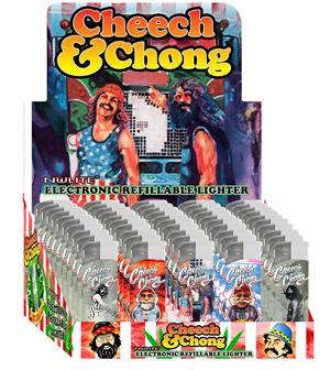 Cheech & Chong Raving LIGHTERS #C - 50 Per Display (Subject To Hazmat Fee)