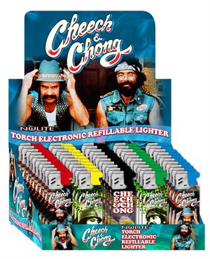 Cheech & Chong Torch  LIGHTERs #A - 50 Per Display (Subject To Hazmat Fee)