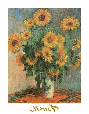 ''Sunflowers by Monet 1881 POSTER - 22'''' x 28''''''