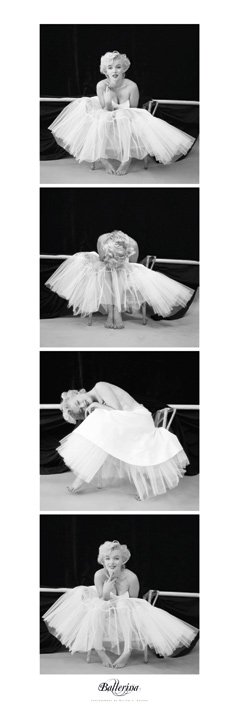 ''Marilyn Monroe  Ballerina Slim Print - 12'''' X 36''''''
