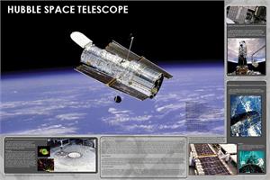 Hubble Space Telescope Educational POSTER 36x24
