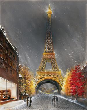 ''La Tour Eiffel by Magrini Mini POSTER - 11'''' X 14''''''