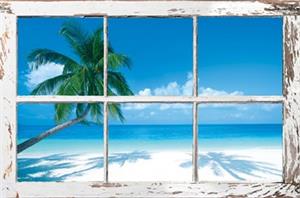 ''Tropical Window POSTER - 24'''' X 36''''''