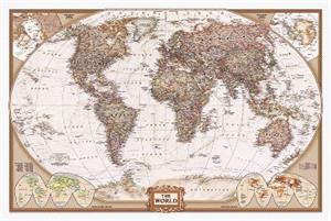 ''World Map POSTER - 24'''' X 36''''''