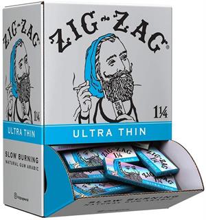Zig-Zag Ultra Thin ROLLING PAPERS 1 1/4 - Promo Display (48 Booklets)