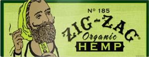 ''Zig-Zag TIN SIGN - Organic Hemp DeSIGN 24'''' x 9''''''