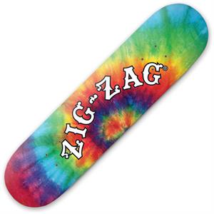 ''Zig-Zag Tie-Dye Design 8'''' Skateboard Deck''