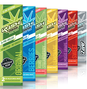 Kush Hemp Herbal Cone Wraps