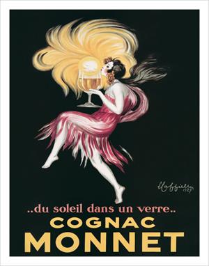 ''Cognac Monnet by Cappiello 1920 Mini POSTER - 11'''' X 14''''''