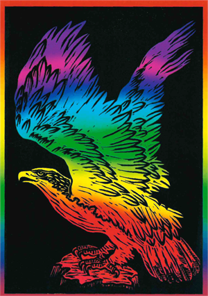 Postcard - Eagle - Clearance - Min. 12 Per Style